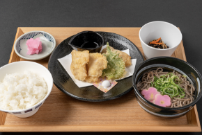 定食のメニュー撮影